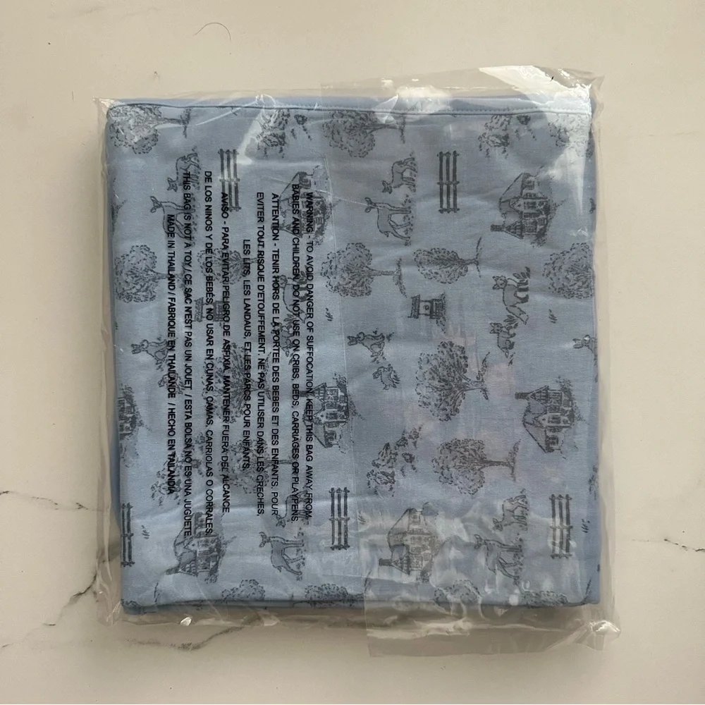 NWT Janie and Jack Baby Woodland Toile Cotton Blanket